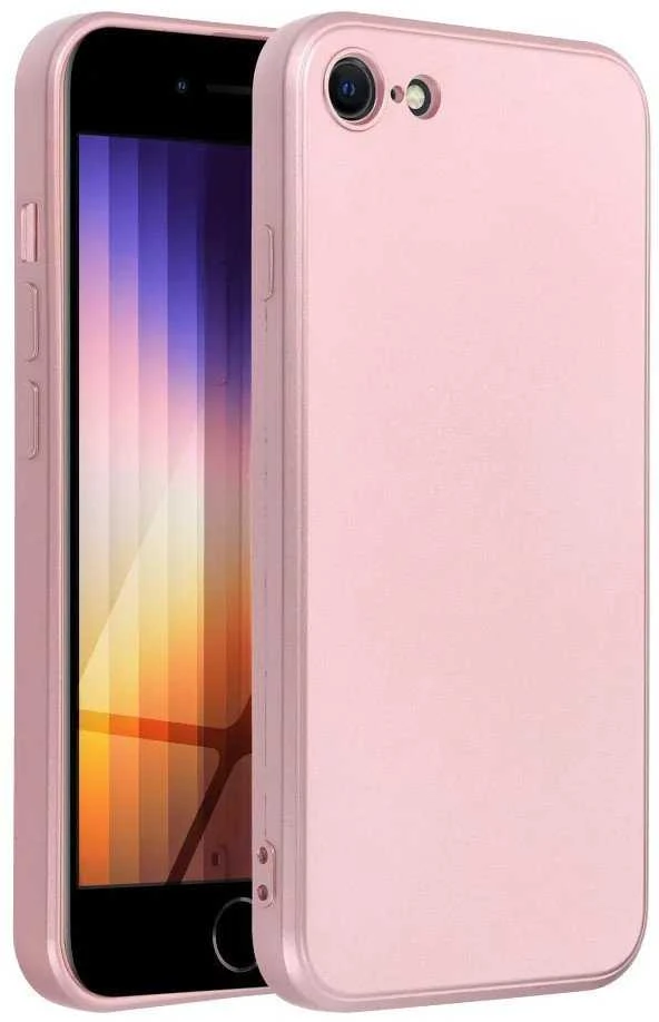 Oem Originalus dėklas, skirtas iPhone 16e (SE 4 2025) / 17e, metalinės rožinės spalvos