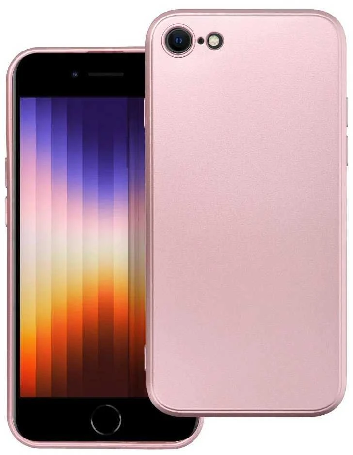 Oem Originalus dėklas, skirtas iPhone 16e (SE 4 2025) / 17e, metalinės rožinės spalvos