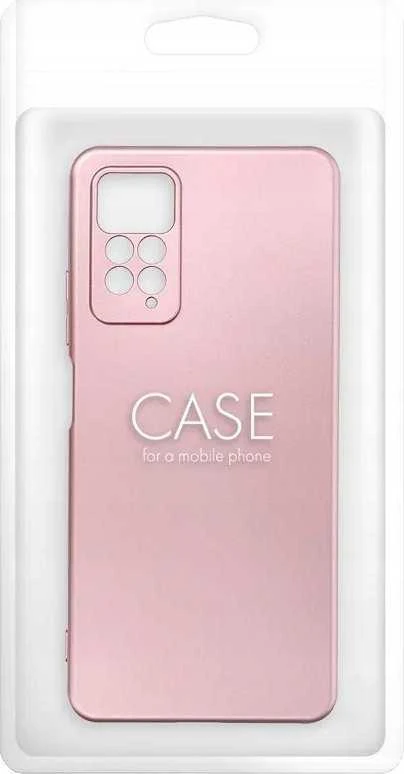 Oem METALLIC Dėklas skirtas Xiaomi Redmi Note 14 PRO 4G rožinės spalvos