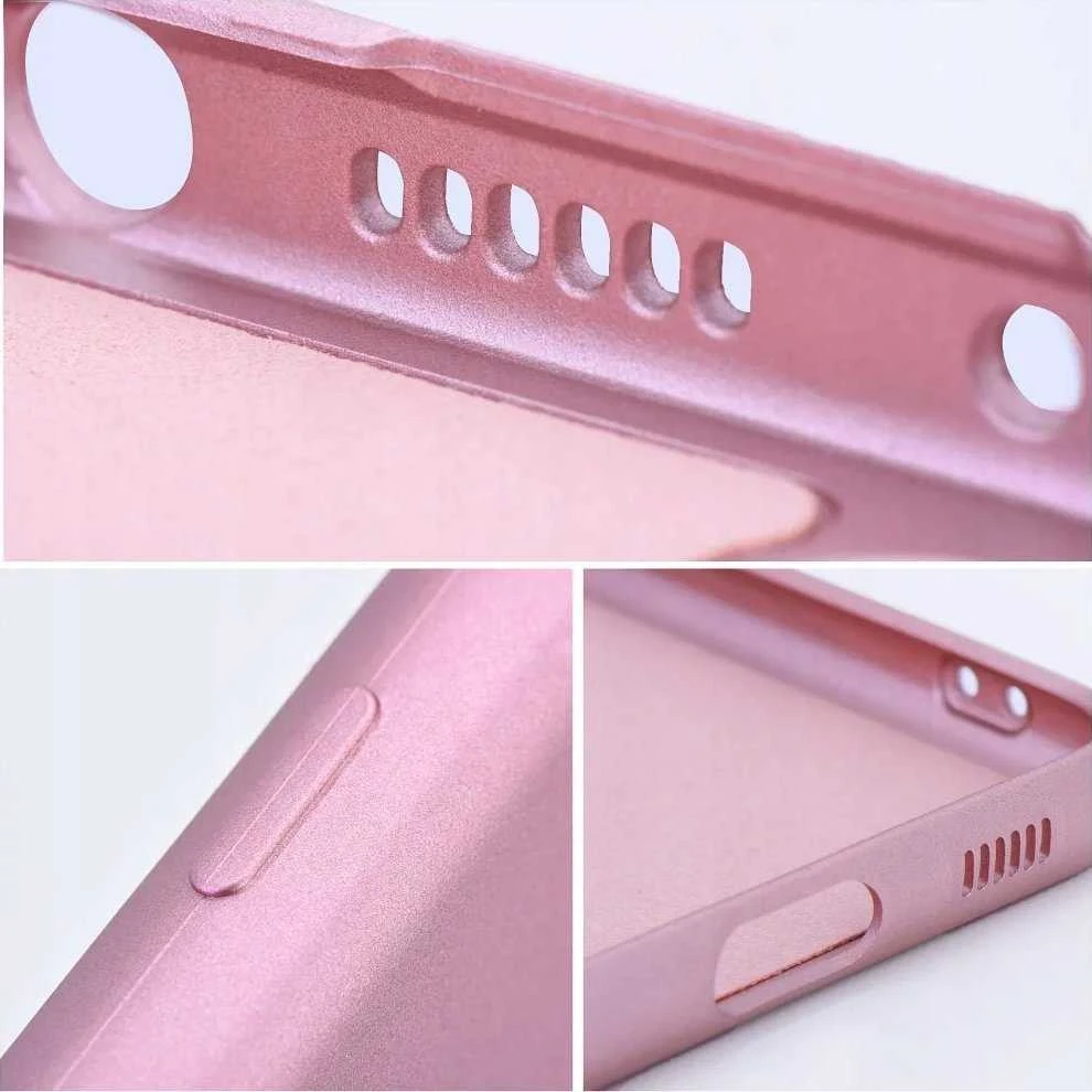 Oem METALLIC Dėklas skirtas Xiaomi Redmi Note 14 PRO 4G rožinės spalvos