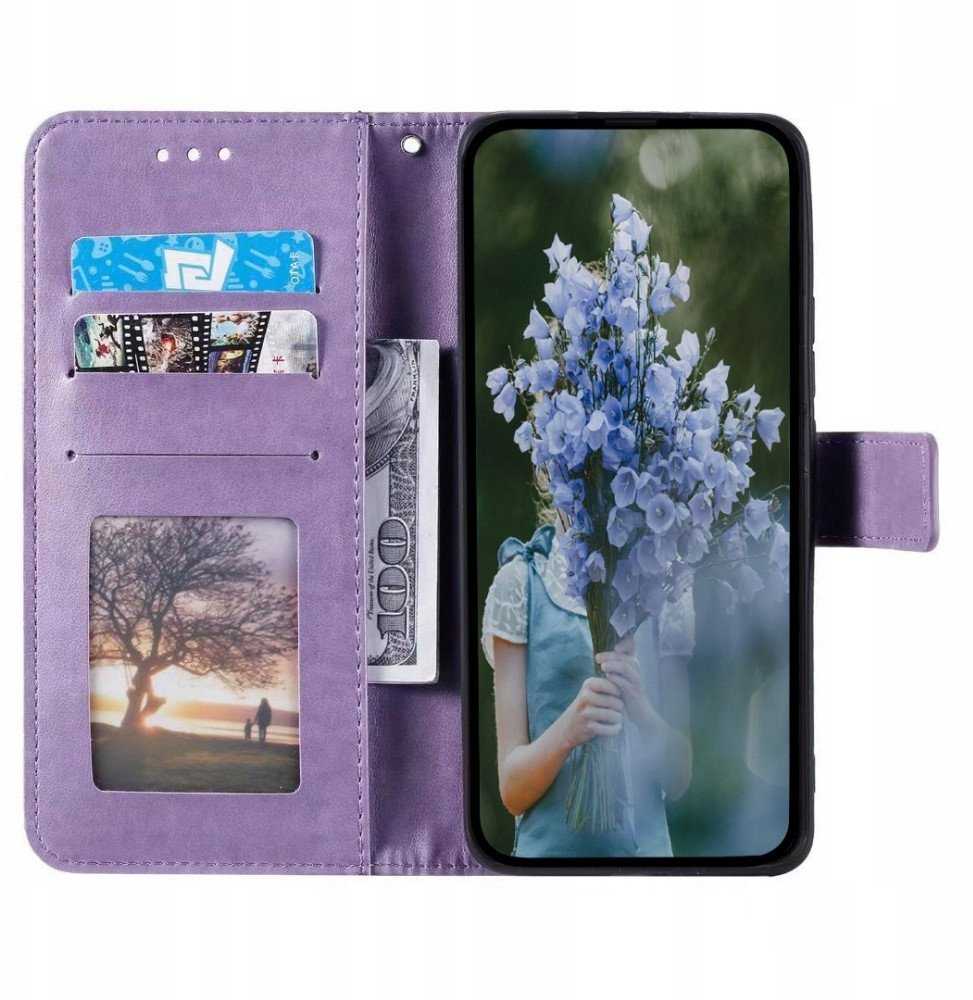 Oem MEZZO atverčiamas dėklas SAMSUNG A56 5G mandala violetinė