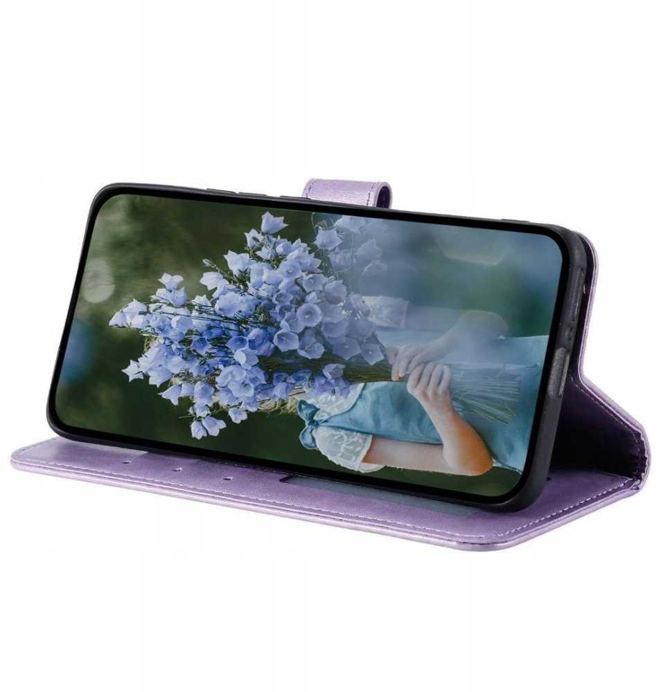 Oem MEZZO atverčiamas dėklas SAMSUNG A56 5G mandala violetinė