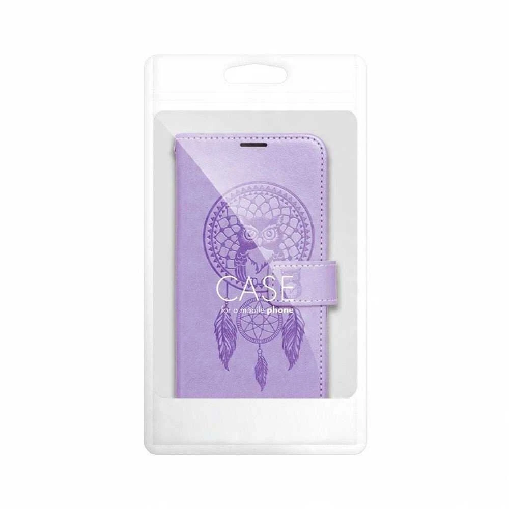 Oem MEZZO Book dėklas skirtas Samsung Galaxy S25 dreamcatcher violetinės spalvos