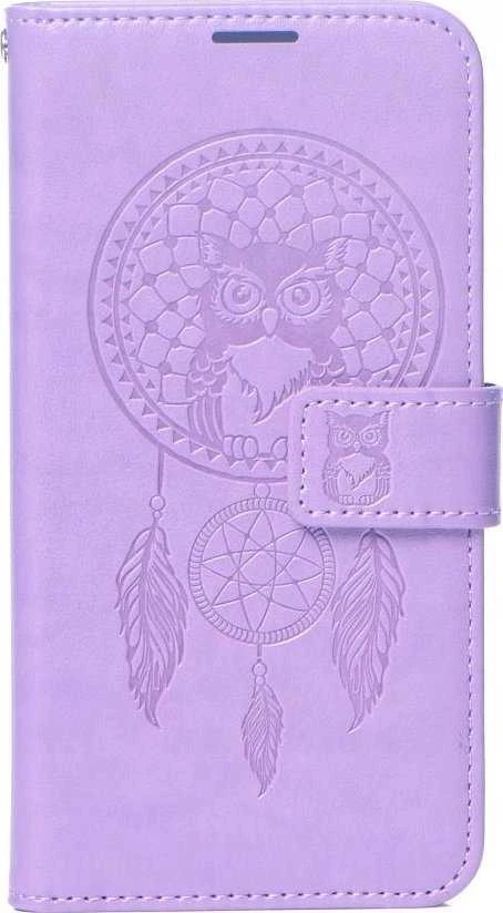 Oem MEZZO Book dėklas skirtas Xiaomi Redmi Note 14 PRO 5G / 14 PRO PLUS 5G dreamcatcher violetinės spalvos