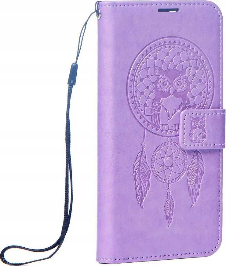 Oem MEZZO Book dėklas skirtas Xiaomi Redmi Note 14 PRO 5G / 14 PRO PLUS 5G dreamcatcher violetinės spalvos