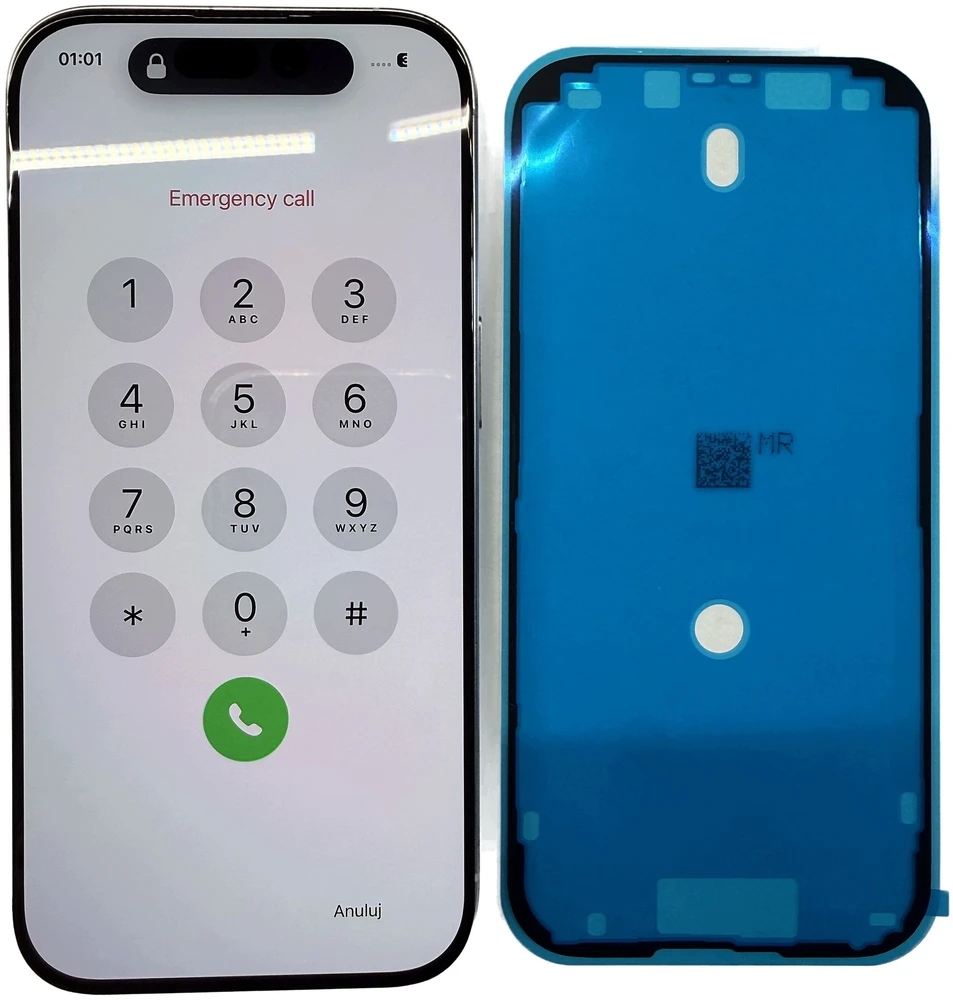 NCC LCD ekranas, skirtas IPHONE 16 Pro, minkštas, Oled, 120Hz (palaiko IC transplantaciją)