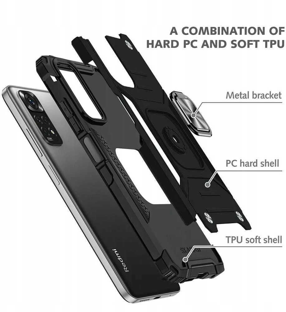 Oem NITRO dėklas skirtas Samsung Galaxy A56 5G juodos spalvos