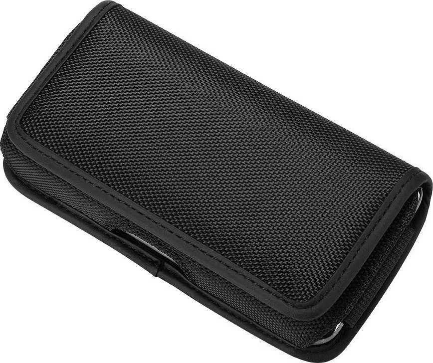 Oem Horizontal universalus dėklas OXFORD modelis 2 skirtas Apple iPhone 6 / 7 / 8 / 12 MINI / 13 MINI / Samsung Galaxy A40 / S5 juodos spalvos