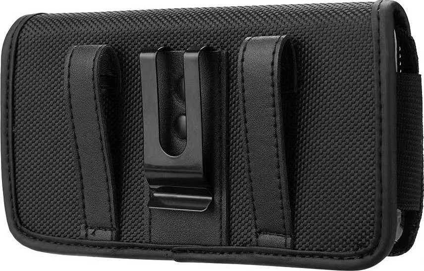 Oem Horizontal universalus dėklas OXFORD modelis 2 skirtas Apple iPhone 6 / 7 / 8 / 12 MINI / 13 MINI / Samsung Galaxy A40 / S5 juodos spalvos
