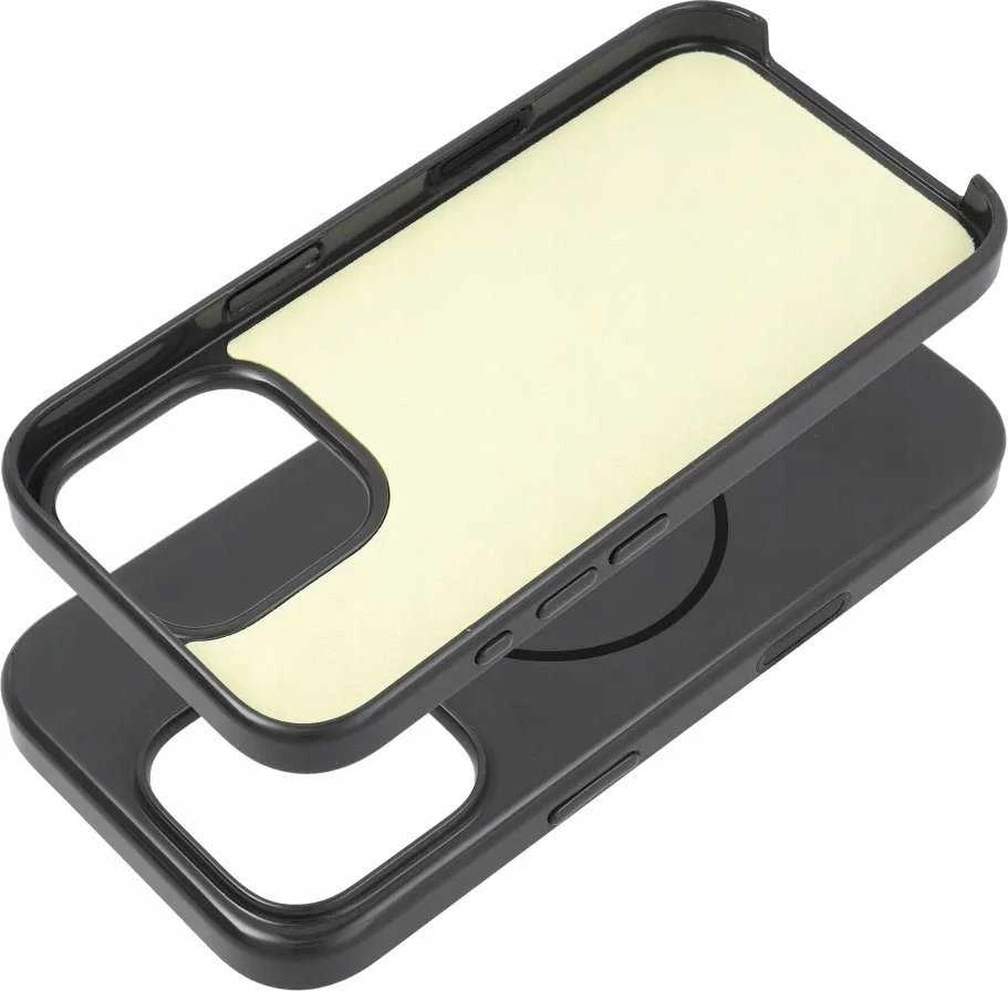 OEM dėklas, skirtas „iPhone 16 PLUS Premium“ blizgus „Mag“ dėklas, suderinamas su „MagSafe“ ir juodu kameros valdymo mygtuku.