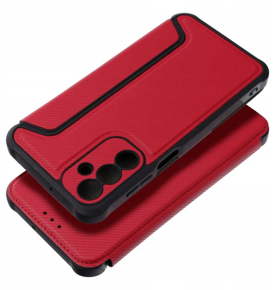Dėklas Oem RAZOR Book skirta Samsung Galaxy S24 FE raudona