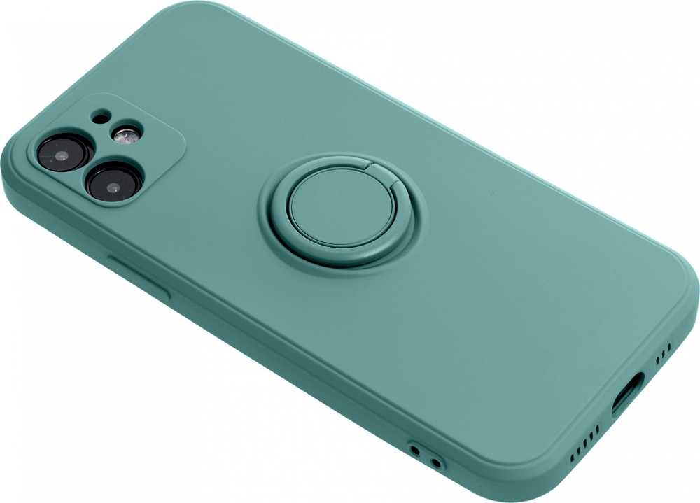 Oem SILICONE RING dėklas skirtas Samsung Galaxy A54 5G žalios spalvos
