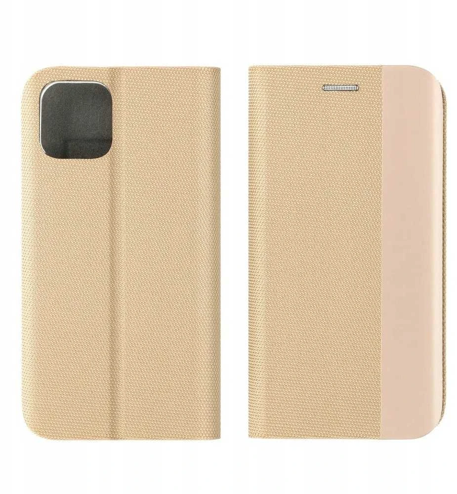 Oem SENSITIVE Book dėklas skirtas Samsung Galaxy S25 Edge aukso spalvos