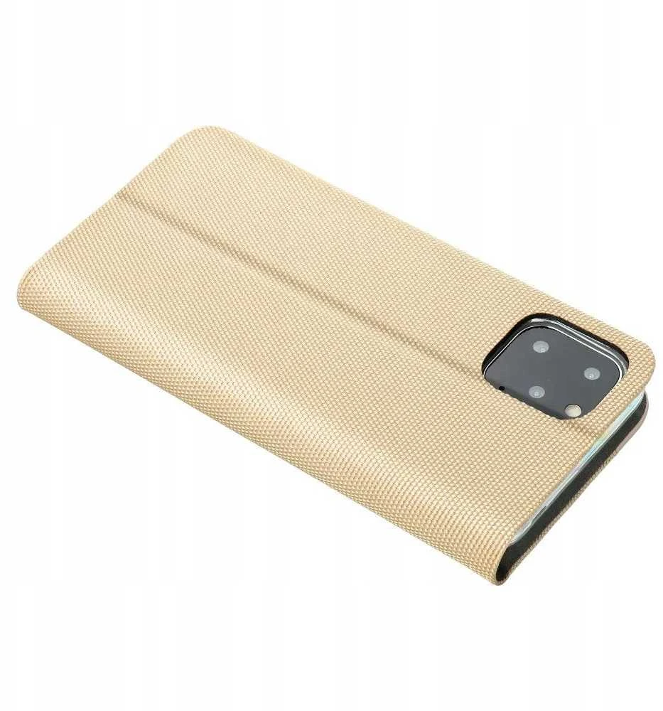 Oem SENSITIVE Book dėklas skirtas Samsung Galaxy S25 Edge aukso spalvos