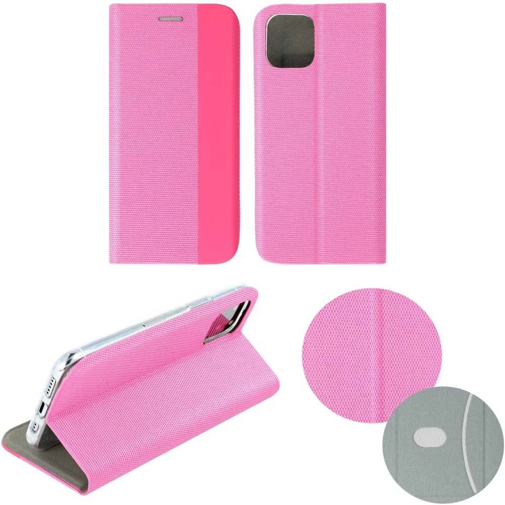 OEM atverčiamas dėklas, skirtas iPhone 16e (SE 4 2025), jautriai knygai, rožinis