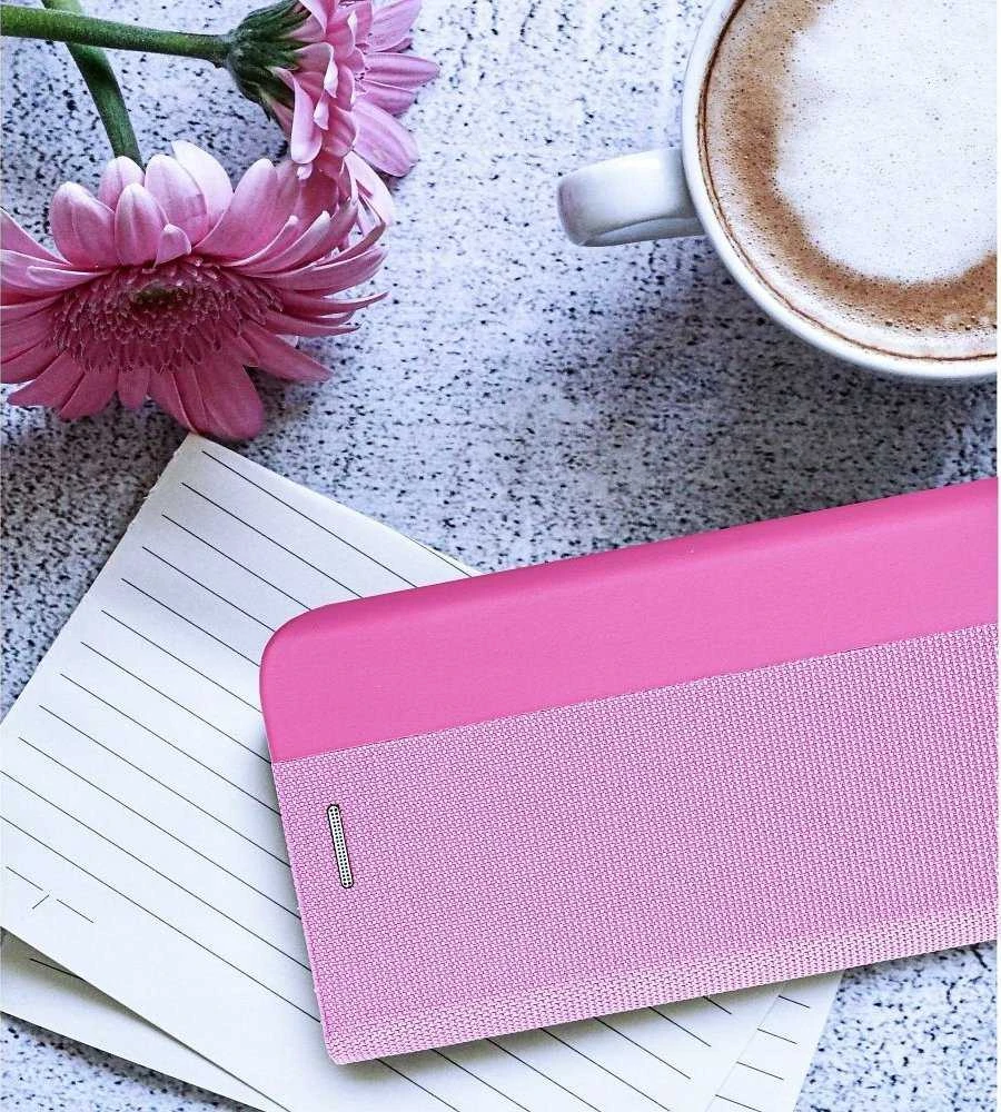 Oem SENSITIVE Book dėklas skirtas Xiaomi Redmi Note 14 PRO 5G / 14 PRO PLUS 5G rožinės spalvos