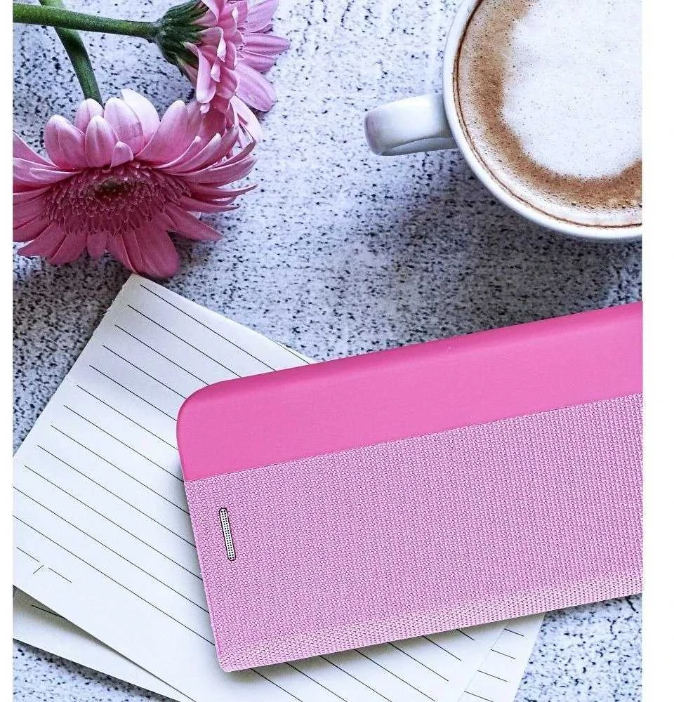 Oem SENSITIVE Book dėklas skirtas Xiaomi Redmi Note 14 PRO 4G rožinės spalvos