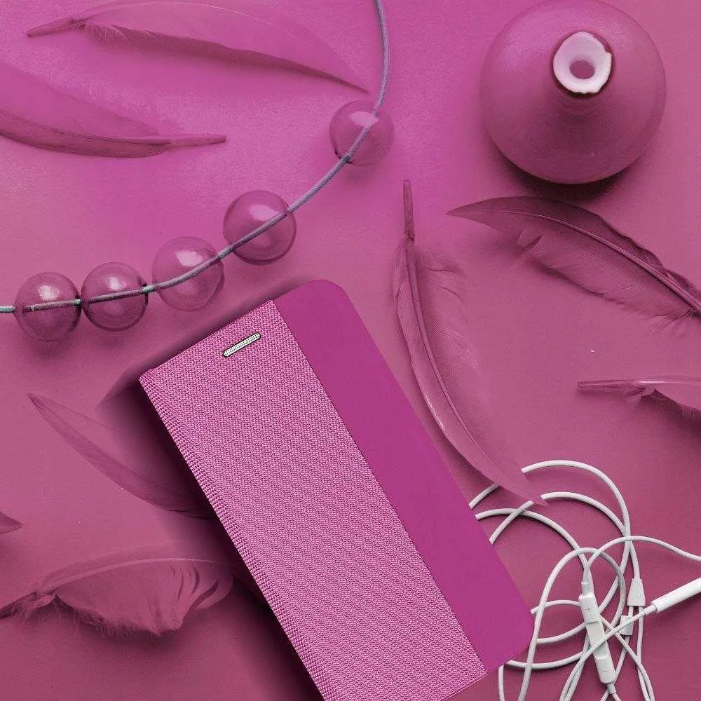 Oem SENSITIVE Book dėklas skirtas Xiaomi Redmi 14C rožinės spalvos