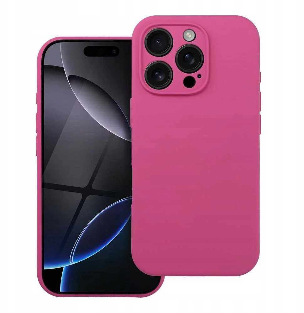 Dėklas Oem Case for iPhone 15 PRO Silicone 2mm (camera protection) compatible with MagSafe pink