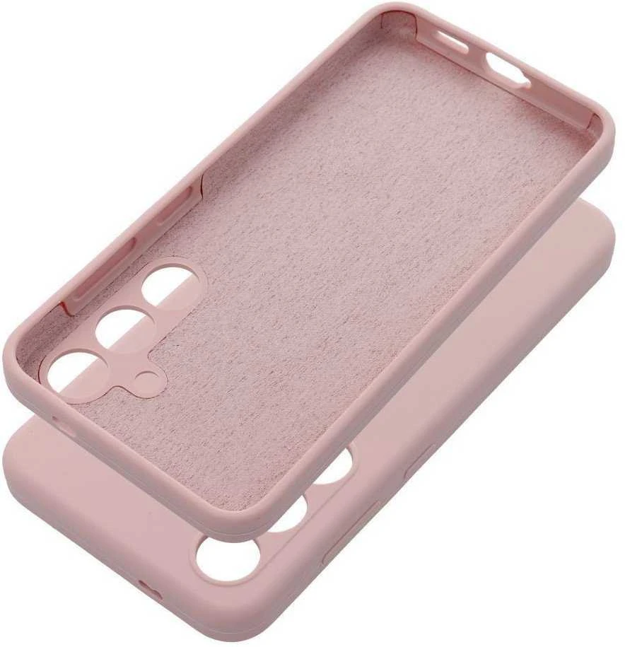 OEM dėklas Motorola G75 silikoniniam 2 mm dėklui (apsauginis fotoaparatas), rausvos spalvos