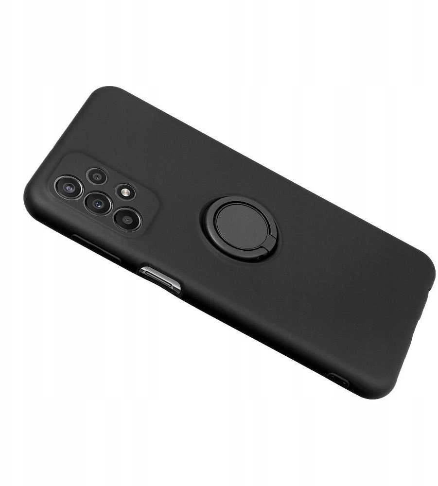 Oem SILICONE RING dėklas skirtas Samsung Galaxy A26 5G juodos spalvos