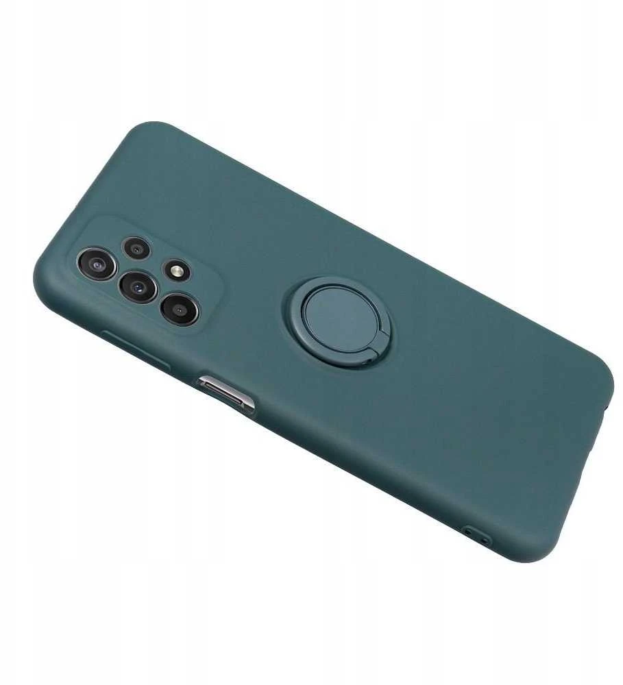 Oem SILICONE RING dėklas skirtas Samsung Galaxy A26 5G žalios spalvos