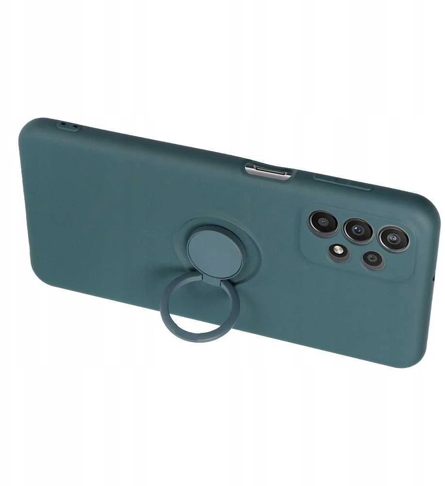 Oem SILICONE RING dėklas skirtas Samsung Galaxy A26 5G žalios spalvos