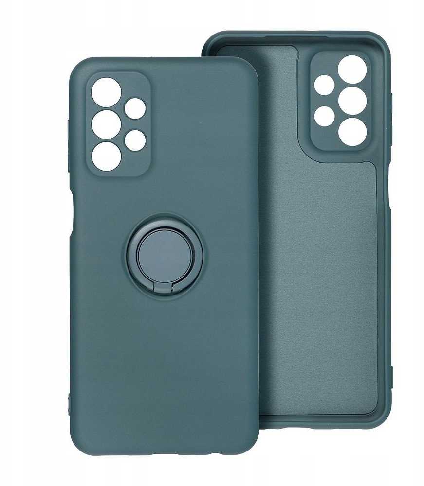 Oem SILICONE RING dėklas skirtas Samsung Galaxy A36 5G žalios spalvos