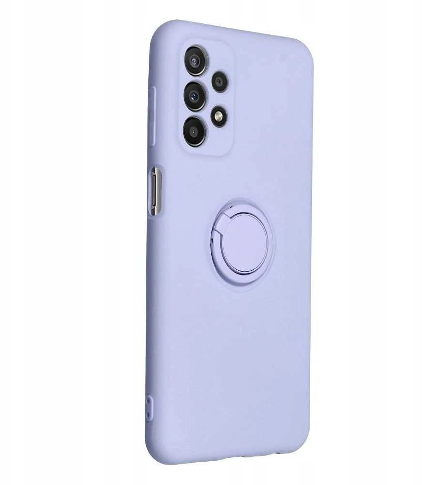 Oem SILICONE RING dėklas skirtas Samsung Galaxy A56 5G violetinės spalvos
