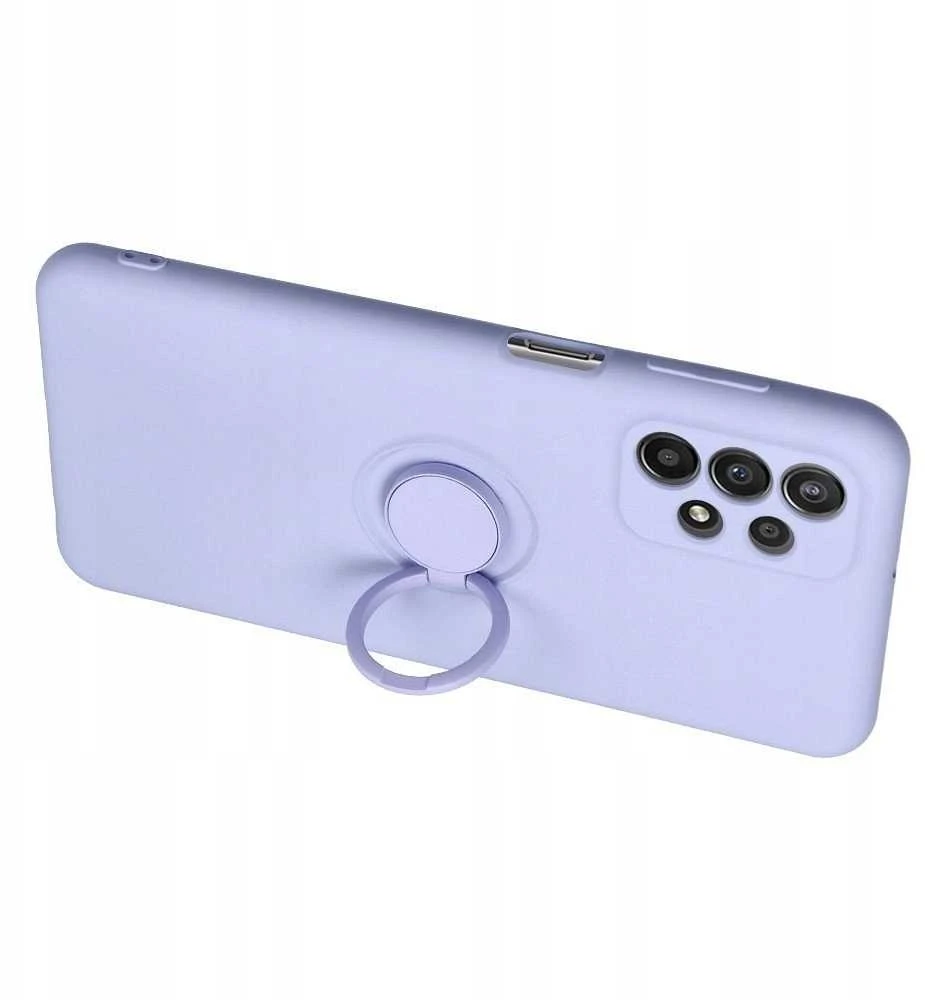 Oem SILICONE RING dėklas skirtas Samsung Galaxy A56 5G violetinės spalvos
