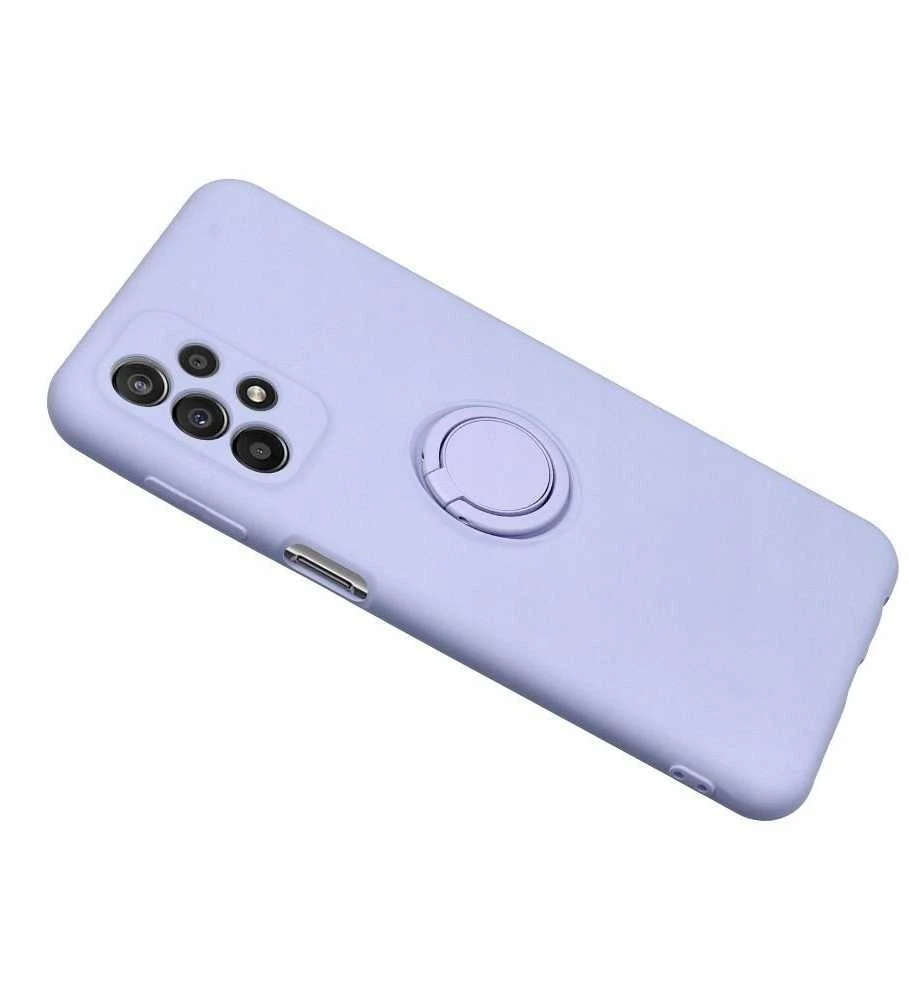 Oem SILICONE RING dėklas skirtas Samsung Galaxy A56 5G violetinės spalvos