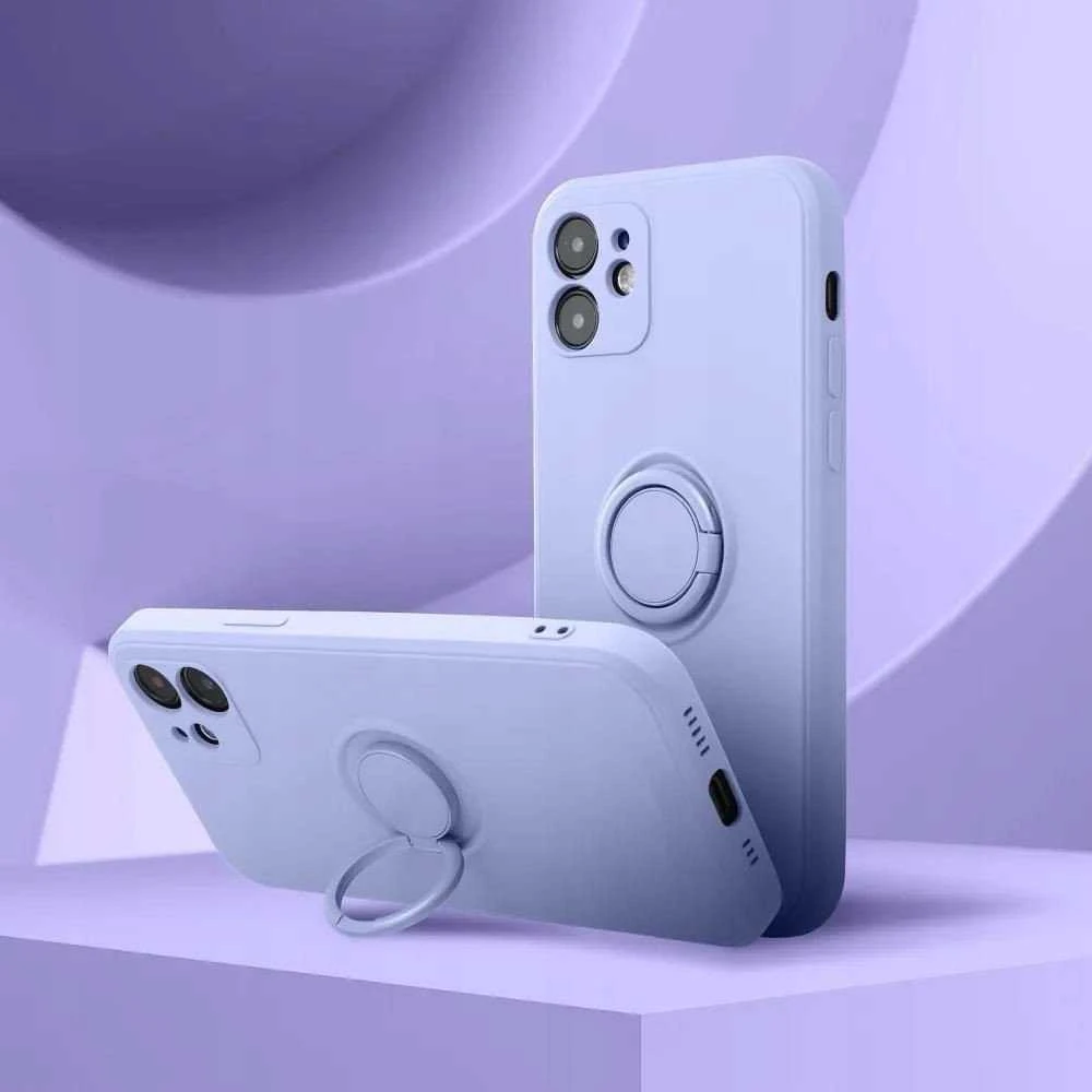 Dėklas Oem Case for iPhone 16e (SE 4 2025) / 17e Silicone Ring violetinė