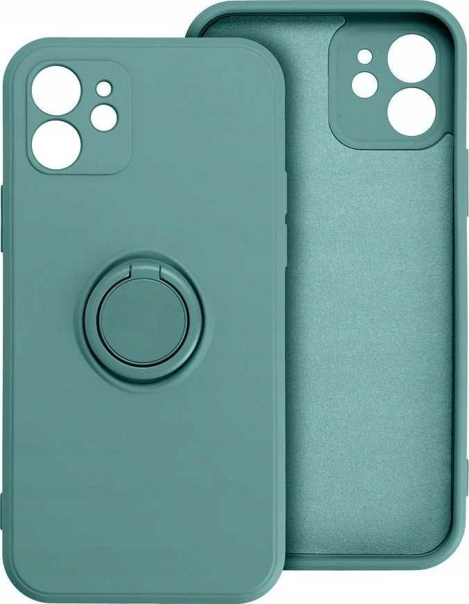 Oem SILICONE RING dėklas skirtas Xiaomi Redmi Note 14 5G žalios spalvos