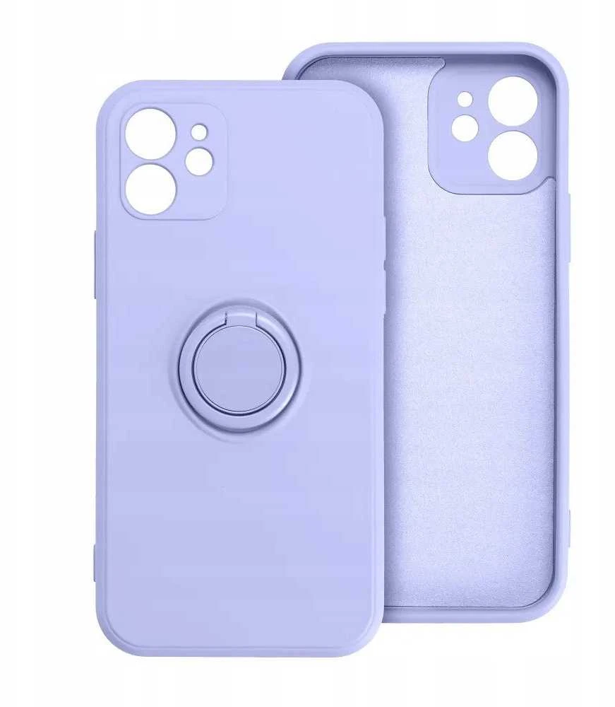 Oem SILICONE RING dėklas skirtas Xiaomi Redmi Note 14 Pro 4G violetinės spalvos