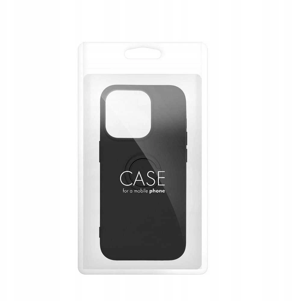 Oem SILICONE RING dėklas skirtas Xiaomi Redmi 14C juodos spalvos