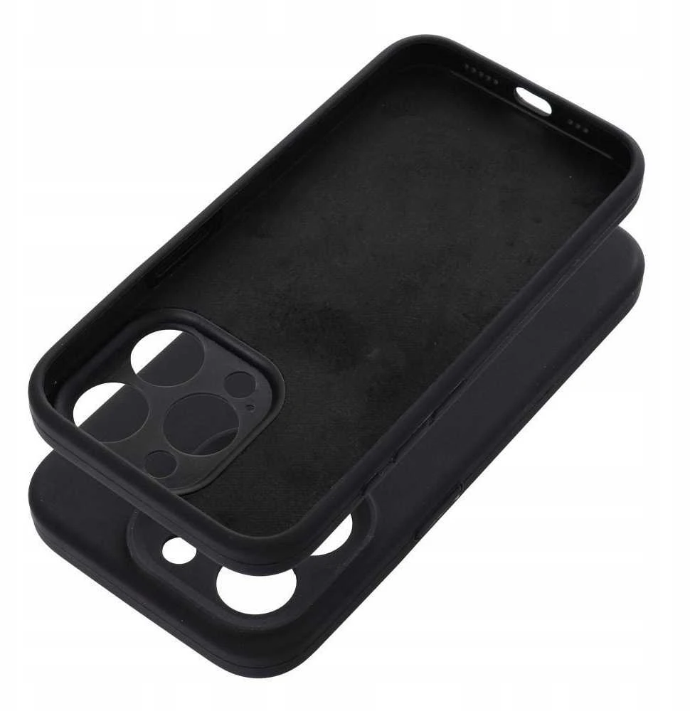 OEM dėklas, skirtas iPhone 16 PLUS silikoniniam 2 mm dėklui (apsaugai nuo kameros), juodas