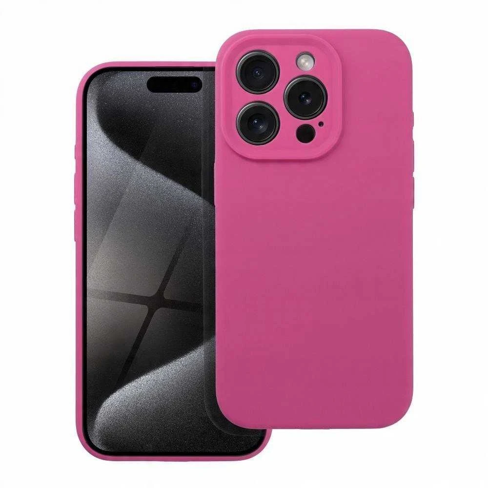 Oem dėklas, skirtas iPhone 13, silikoninis 2 mm (su kameros apsauga), rožinės spalvos