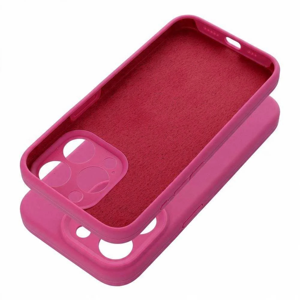 Oem dėklas, skirtas iPhone 13, silikoninis 2 mm (su kameros apsauga), rožinės spalvos