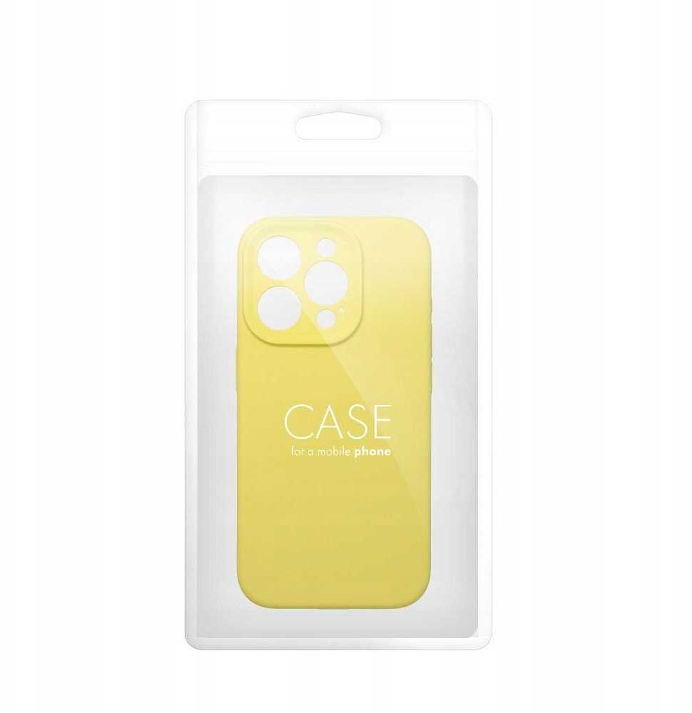 Dėklas Oem Case for iPhone 13 Silicone 2mm (camera protection) yellow