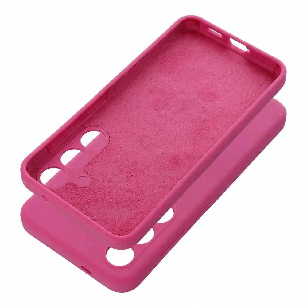 Oem dėklas, skirtas iPhone 13, silikoninis 2 mm (su kameros apsauga), rožinės spalvos