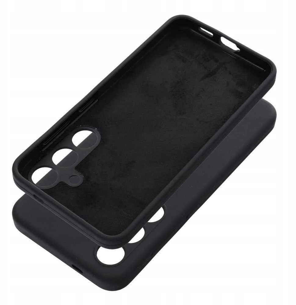 Oem Dėklas SILICONE 2mm skirtas Xiaomi Redmi NOTE 14 Pro Plus 5G juodos spalvos