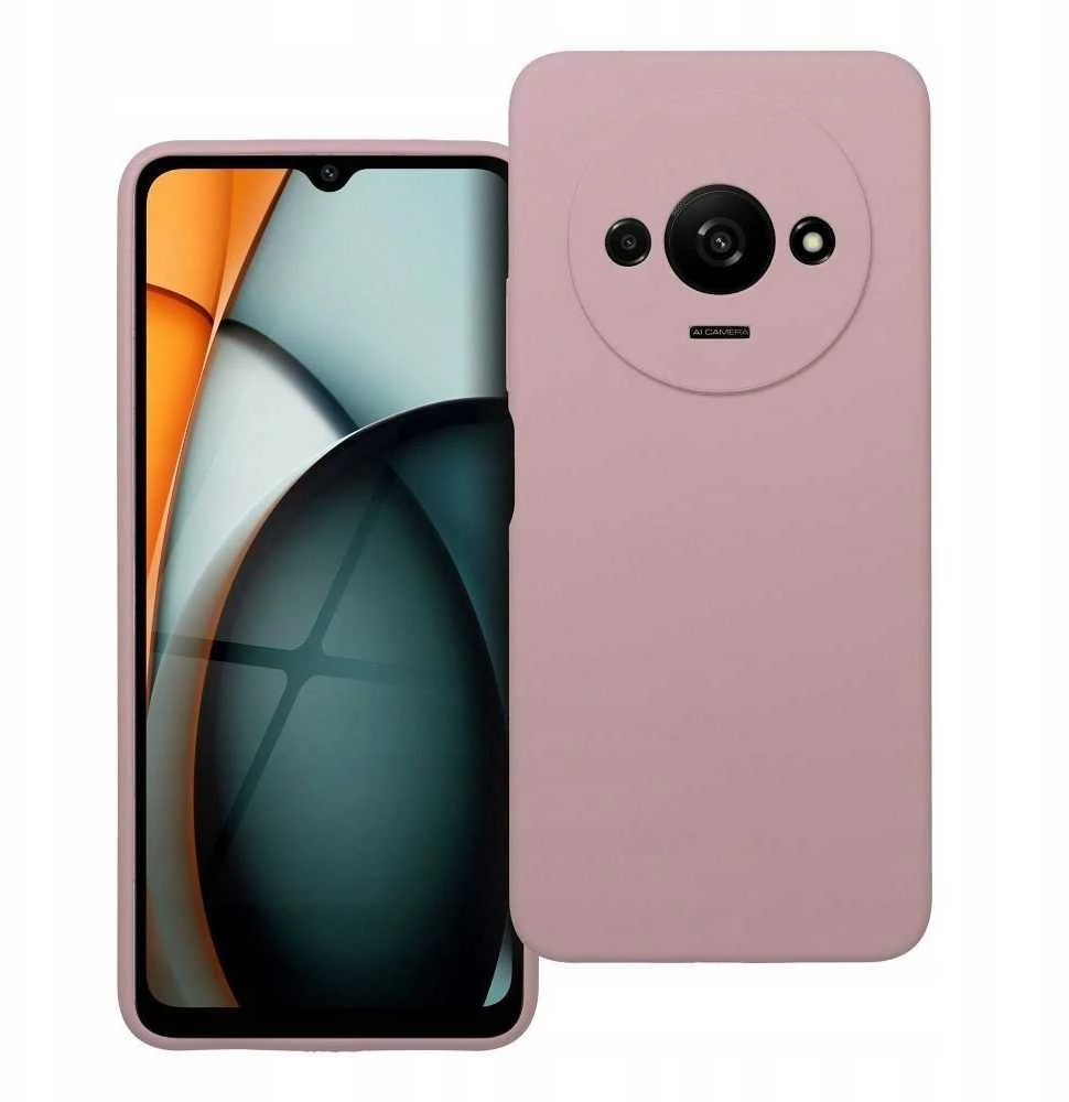 Oem Dėklas SILICONE 2mm skirtas Xiaomi Redmi A3 4G rožinės spalvos