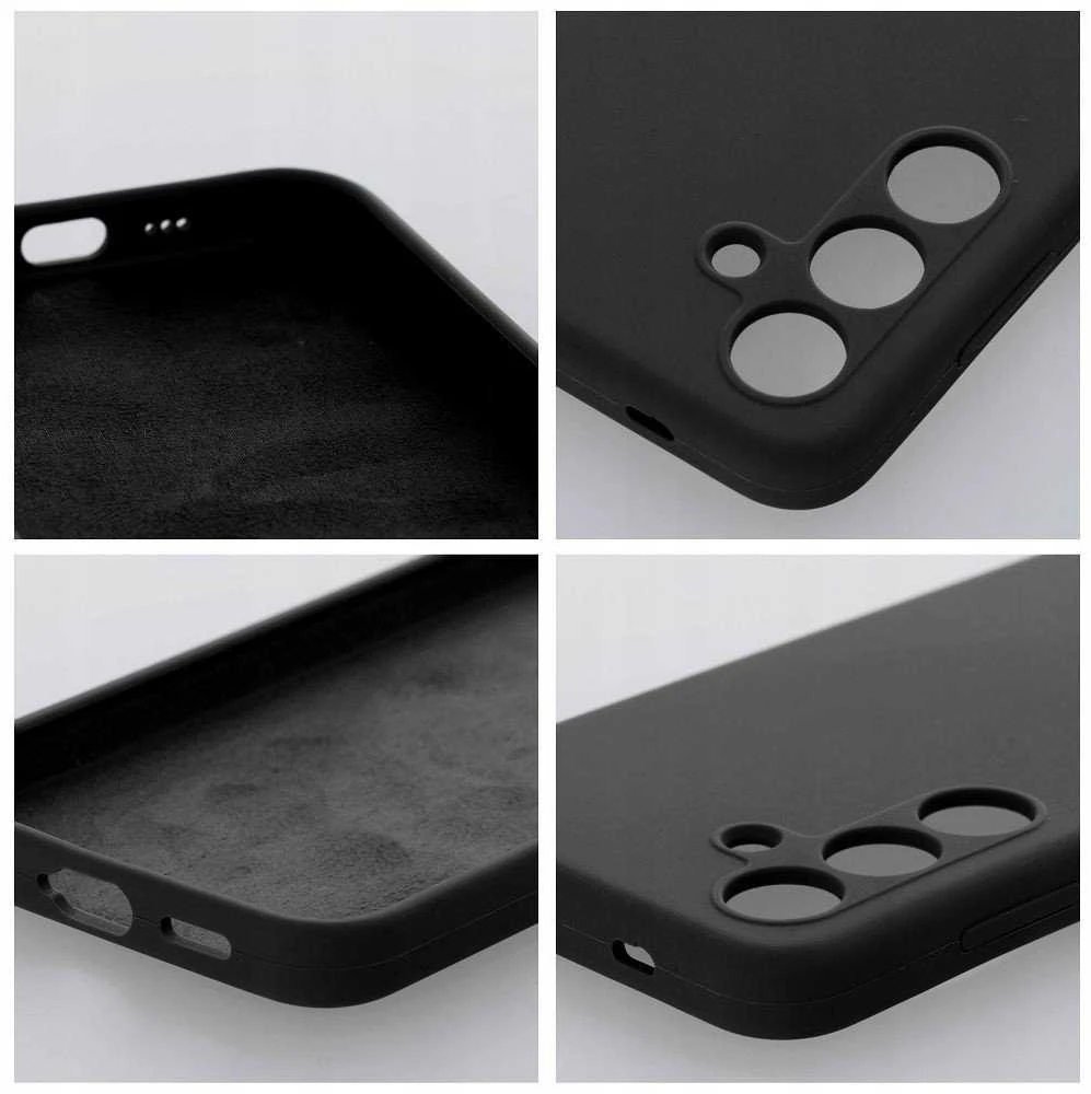 Oem Dėklas SILICONE 2mm skirtas Xiaomi Redmi NOTE 14 Pro Plus 5G juodos spalvos