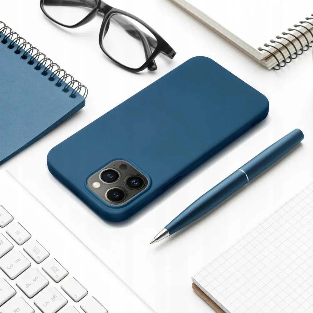Oem SILICONE dėklas skirtas Xiaomi Redmi 14C mėlynos spalvos