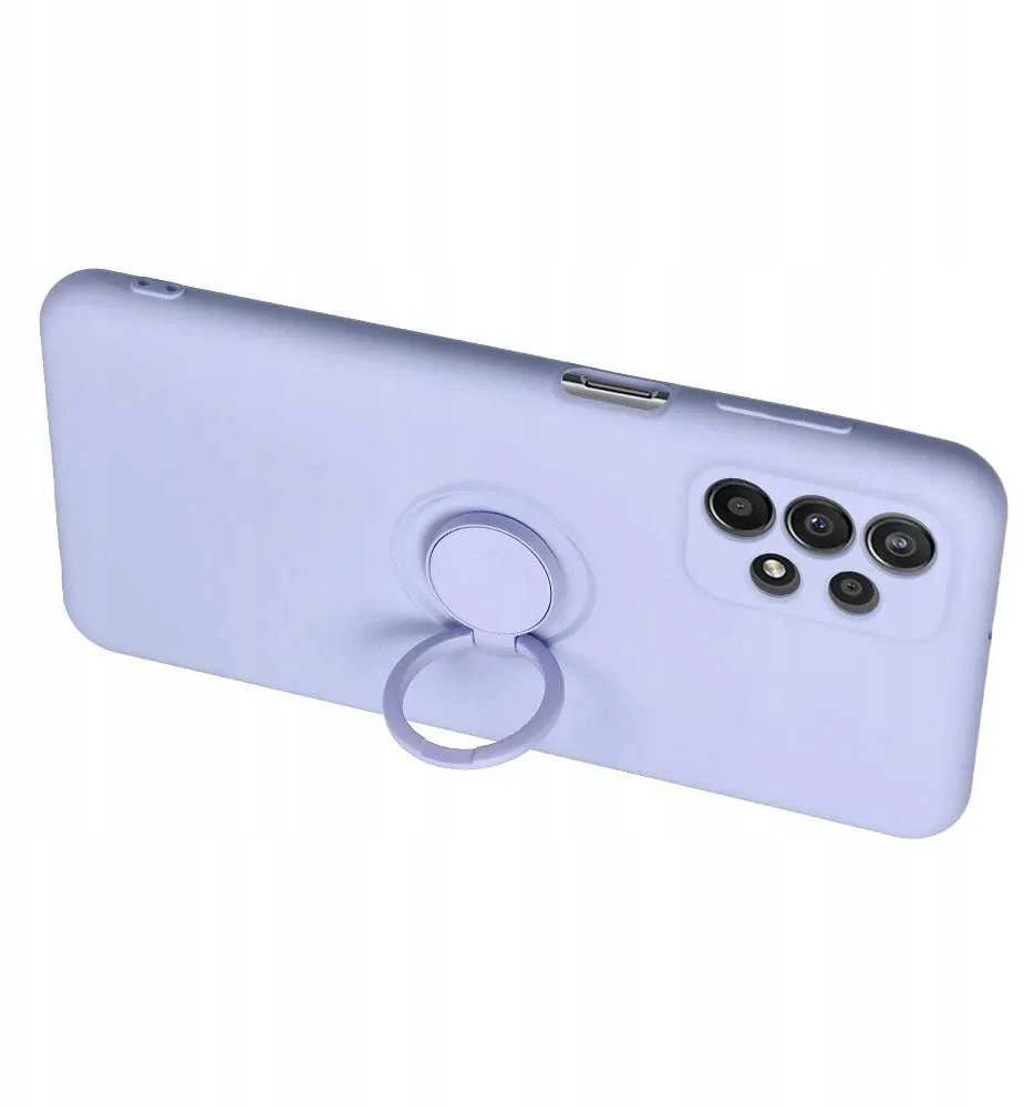 Oem SILICONE RING dėklas skirtas Samsung Galaxy S25 Edge violetinės spalvos
