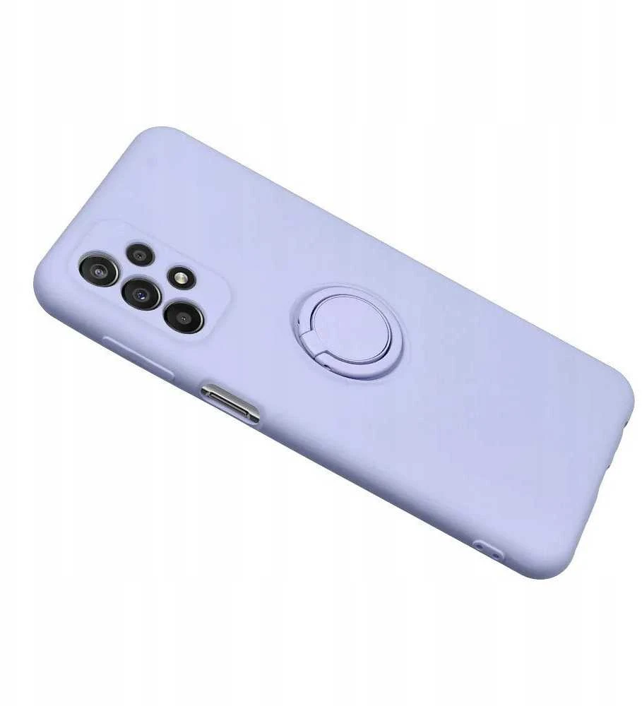 Oem SILICONE RING dėklas skirtas Samsung Galaxy S25 Edge violetinės spalvos