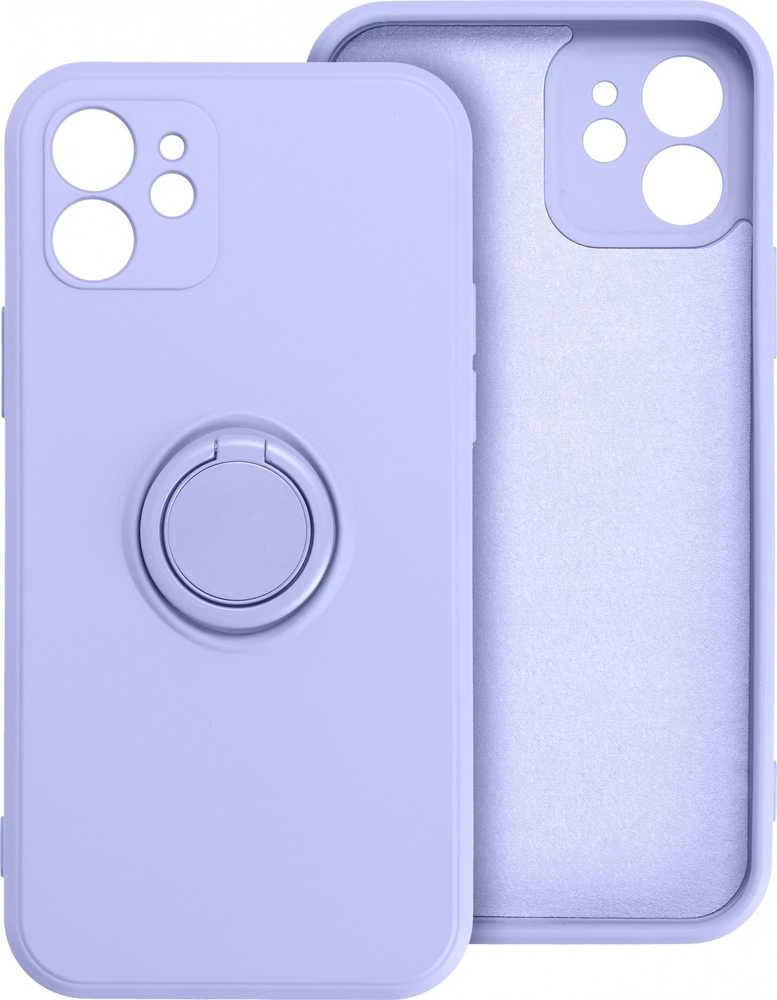 Dėklas Forcell Oem Case for iPhone 7 / 8 / SE 2020 / SE 2022 Silicone Ring violetinė