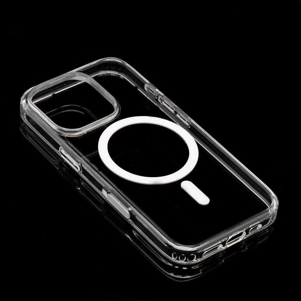 Oem Originalus „iPhone 16 Clear Mag Cover Elite“ dėklas (STR / NEGELTONAS / SU KAMEROS VALDYMO MYGTUKU), suderinamas su skaidriu „MagSafe“
