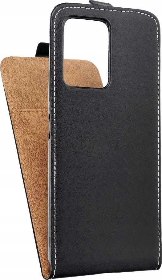 Oem Vertikalus dėklas su dangteliu, skirtas Xiaomi Redmi NOTE 12 PRO 5G, „Slim Flexi Fresh“, juodos spalvos.