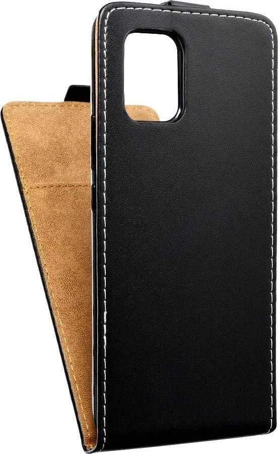 Oem Vertikalus dėklas su dangteliu, skirtas Xiaomi Redmi NOTE 12 PRO 5G, „Slim Flexi Fresh“, juodos spalvos.